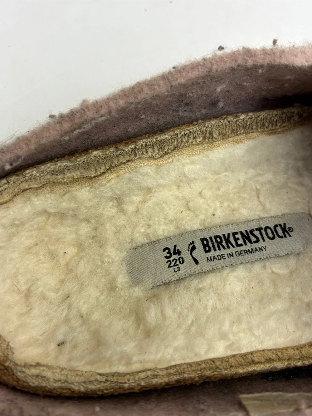 Birkenstock Kids Cozy Wool Slip-On Slippers , SZ 3 little girl, box 16